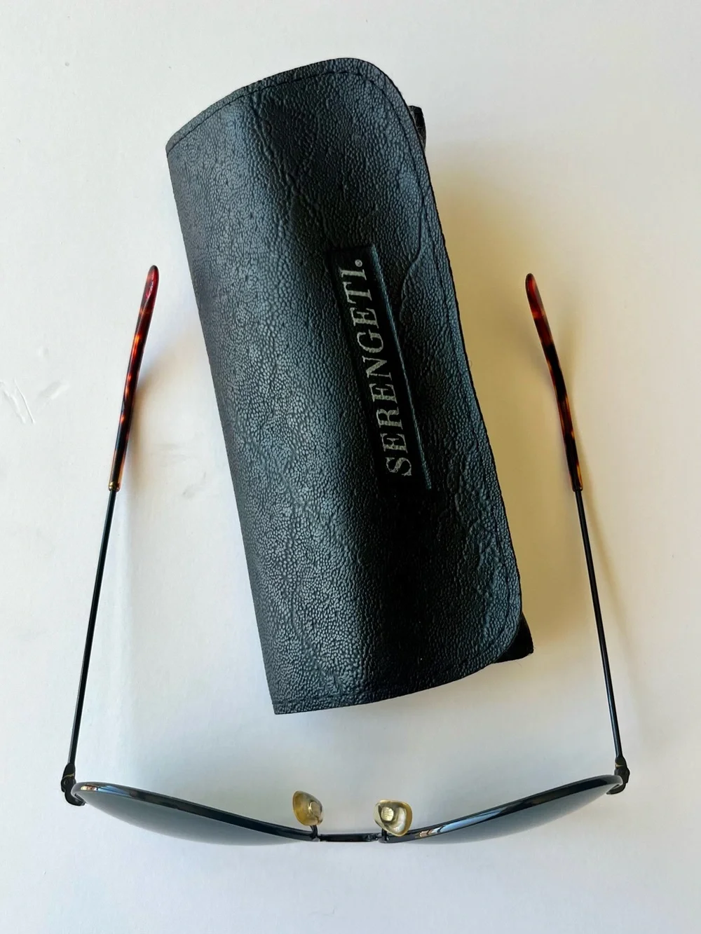 Serengeti Sunglasses and case.